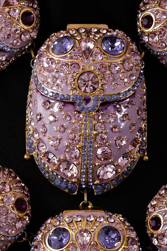 Hana Soukupová worn Egyptian Scarab Necklace