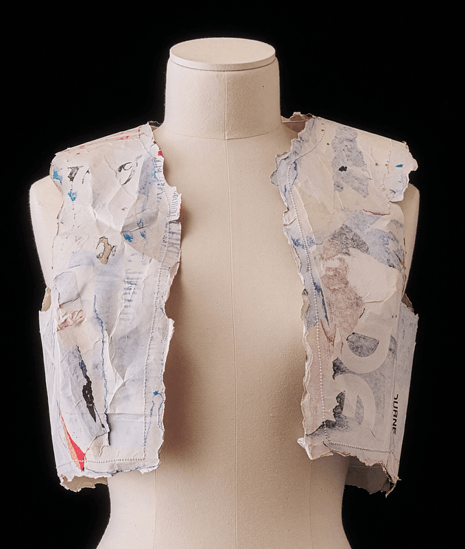 Papier-mâché gilet
