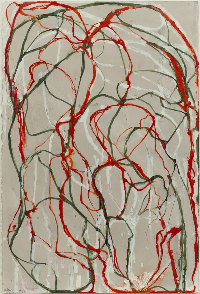 Untitled (Red and Green Drawing 1)